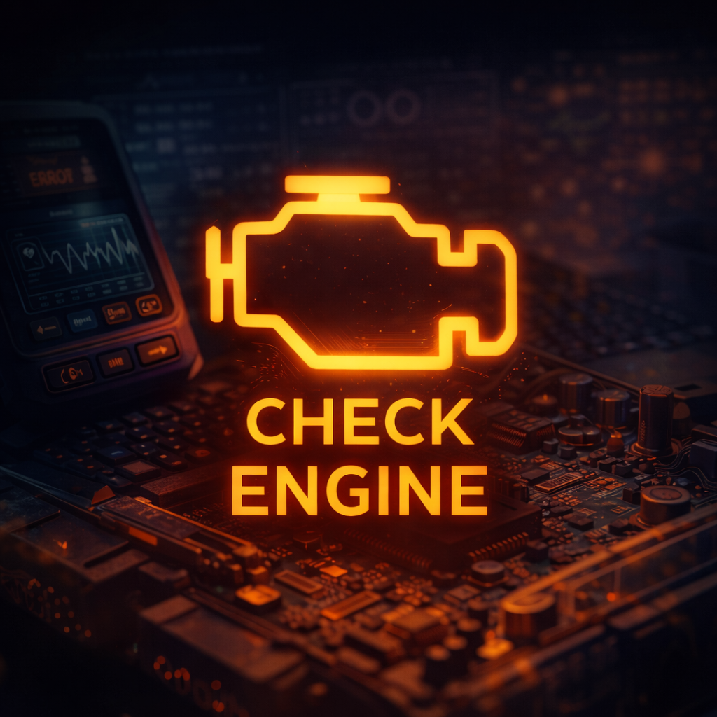 Kontrolka Check Engine – usterka sterownika ECU